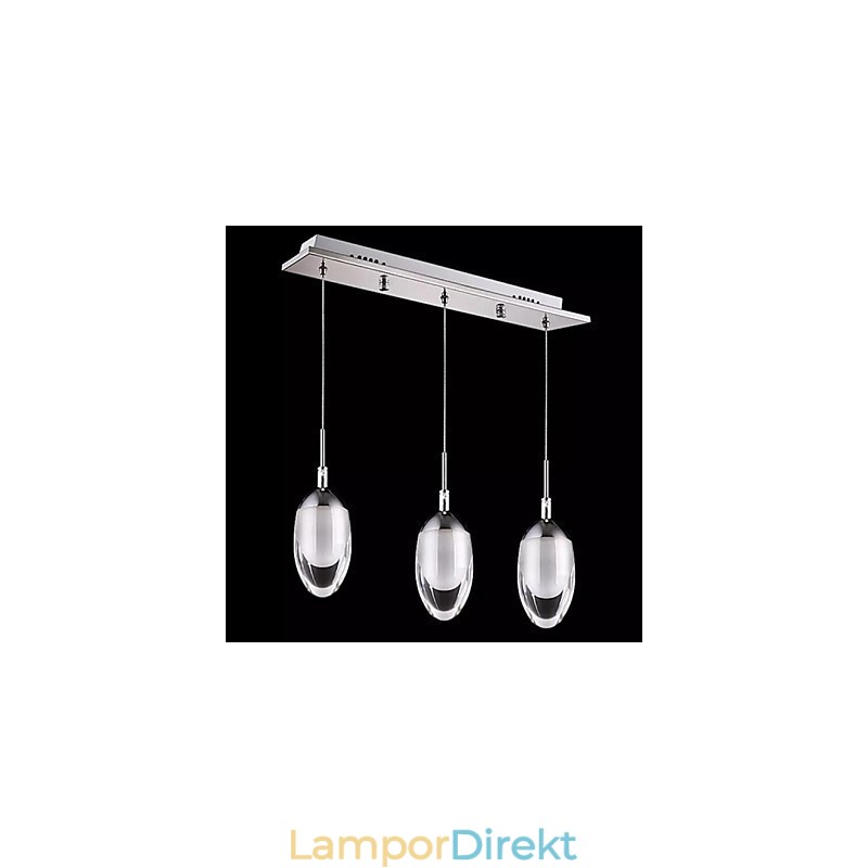 Modern Och Modern Taklampa I Krommetall
