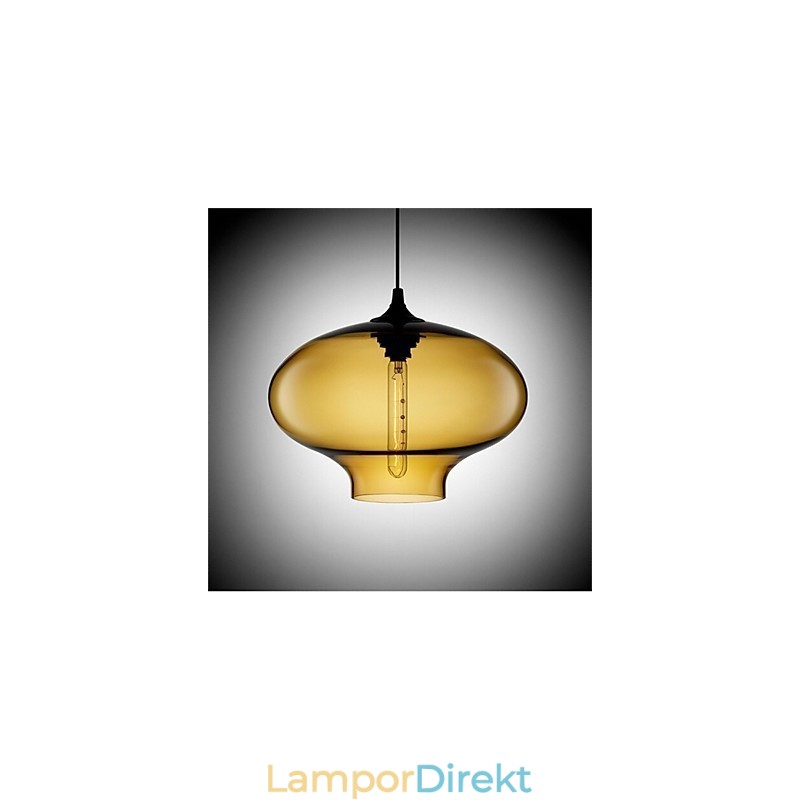 Retro Kreativa Enkelhuvud Glashängande Lampa Café I Guldfiskskålen