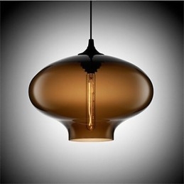 Retro Kreativa Enkelhuvud Glashängande Lampa Café I Guldfiskskålen