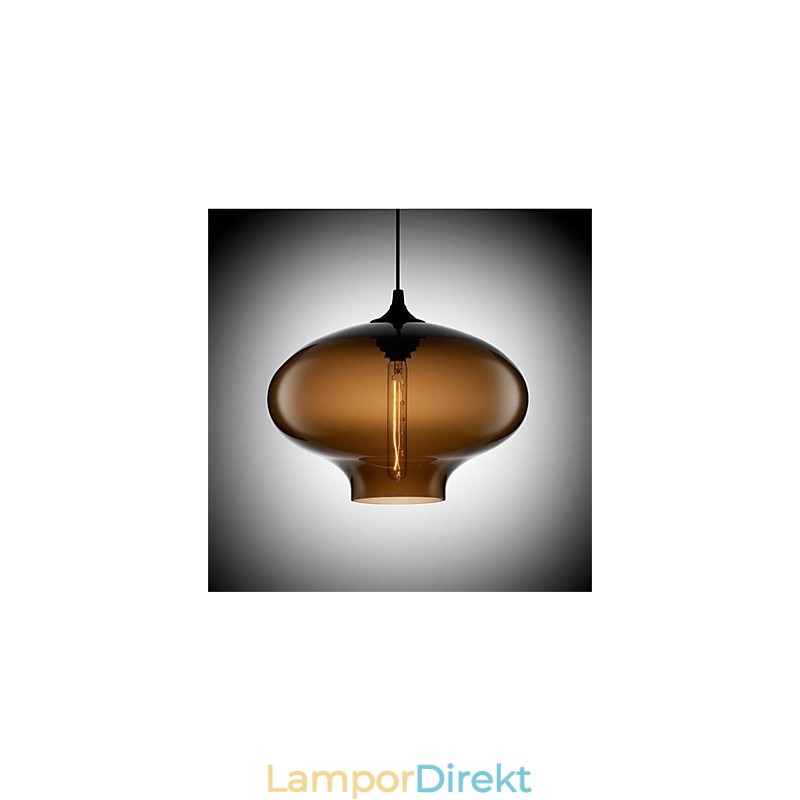 Retro Kreativa Enkelhuvud Glashängande Lampa Café I Guldfiskskålen