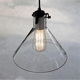 American Style Retro Creative Single Head Glaslampa Nordic Cafe