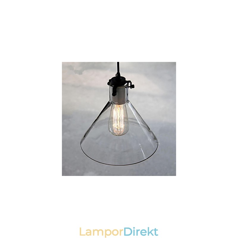 American Style Retro Creative Single Head Glaslampa Nordic Cafe