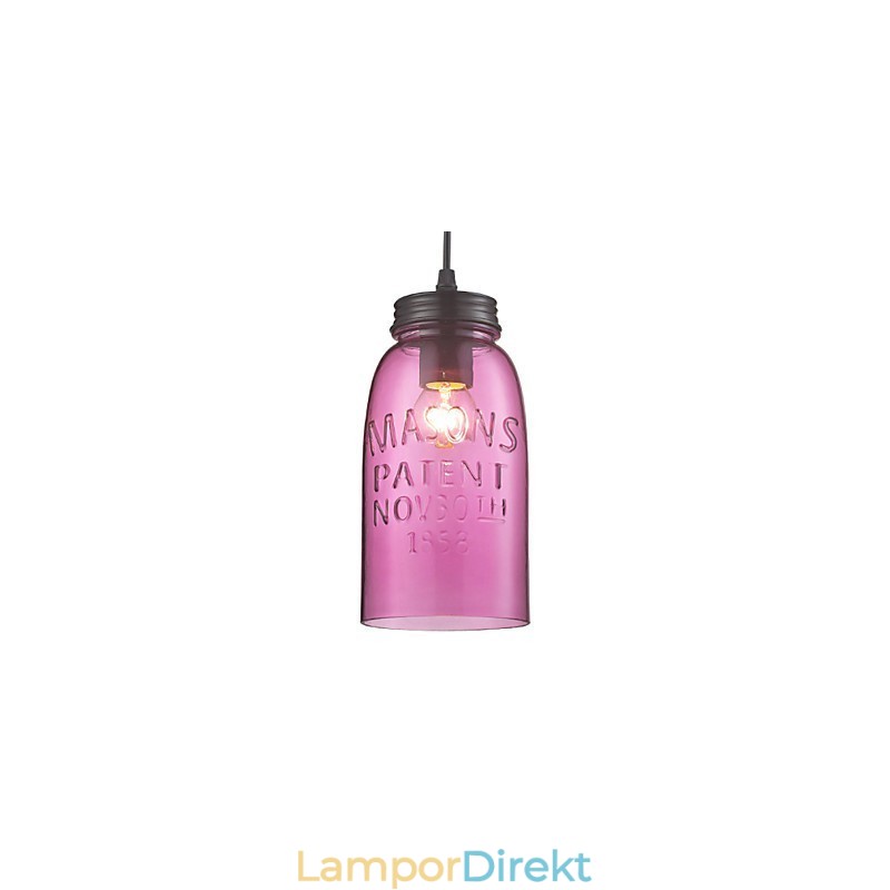 1 Ljus Modern Glas Pendellampa I Transparent Bubble Design