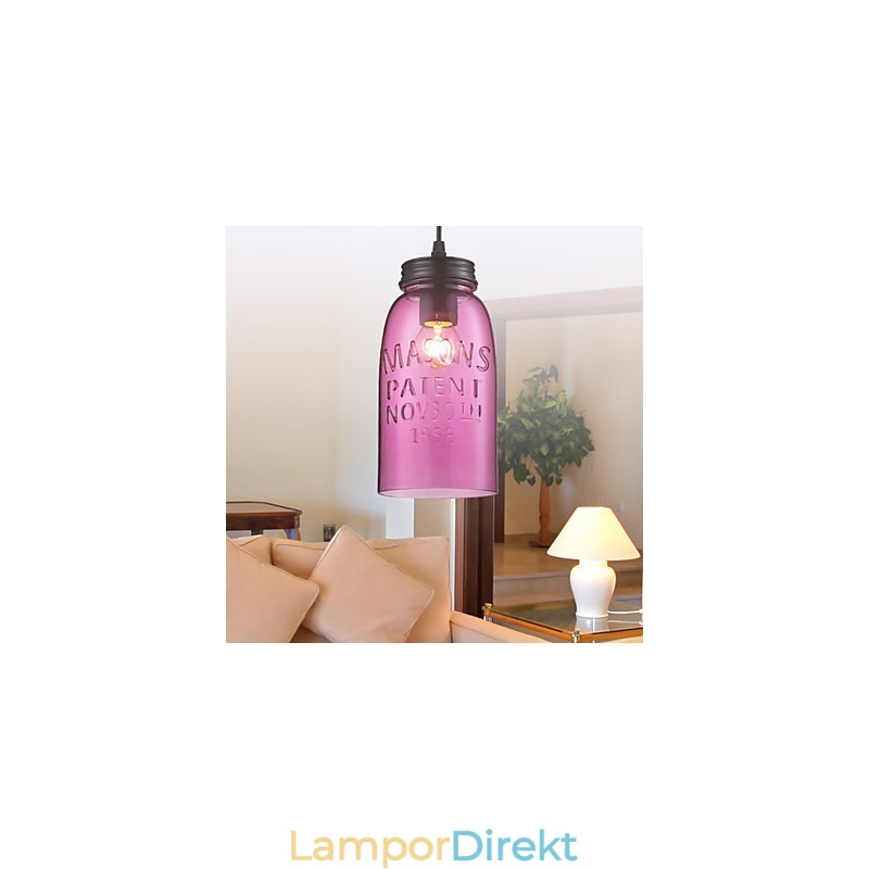 1 Ljus Modern Glas Pendellampa I Transparent Bubble Design