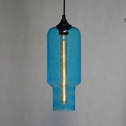 Modernt Glas Taklampa I Brun Bubbeldesign