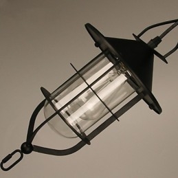 Retro Mini Stil Målning Metall Taklampa