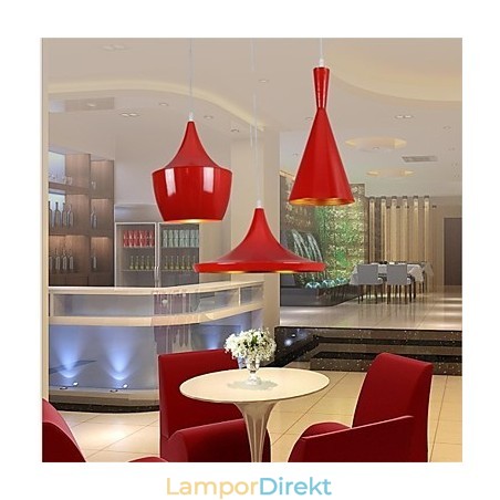 Americange Red 3 Head Meal Pendant