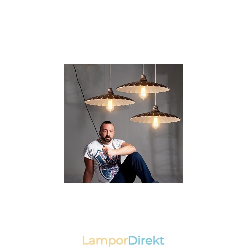 Pendellampor Mini Style Retro Metal