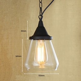 Pendellampor Traditionell Klassisk Vintage Retro Country Garage Metal
