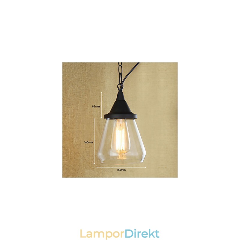 Pendellampor Traditionell Klassisk Vintage Retro Country Garage Metal