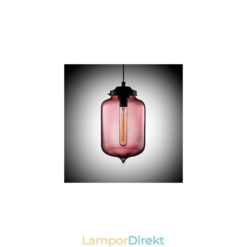 Flaskdesignhänge 1 Ljus Minimalistisk Järnmålning