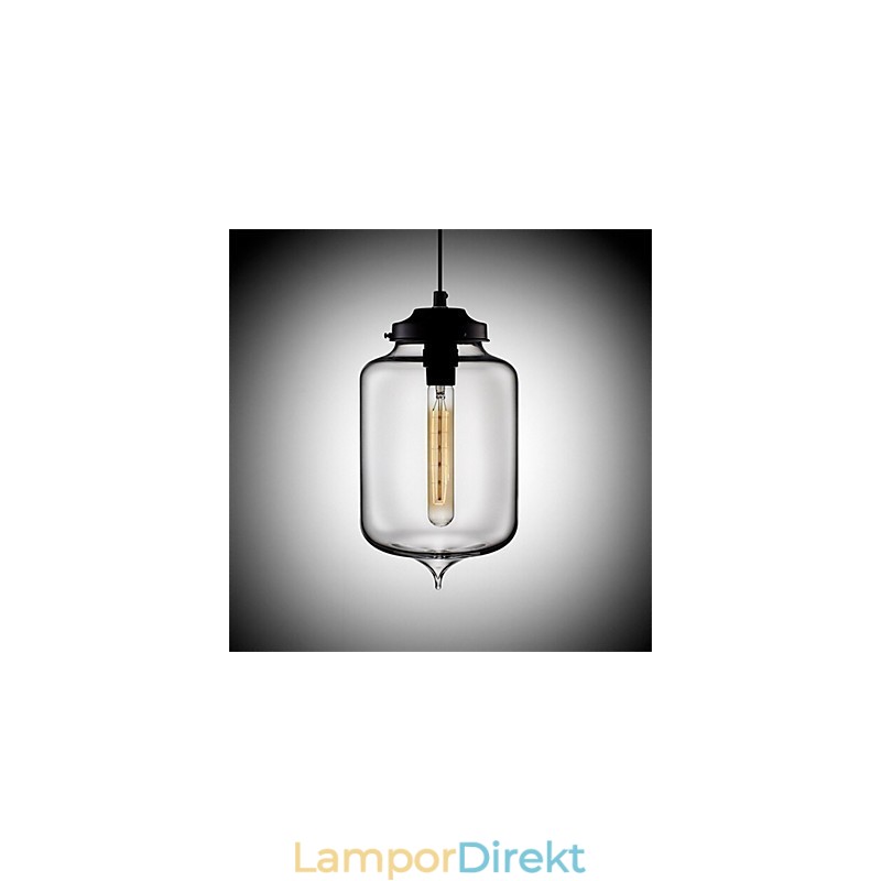 Retro Kreativa Enkelhuvud Glashängande Lampa Café I Guldfiskskålen