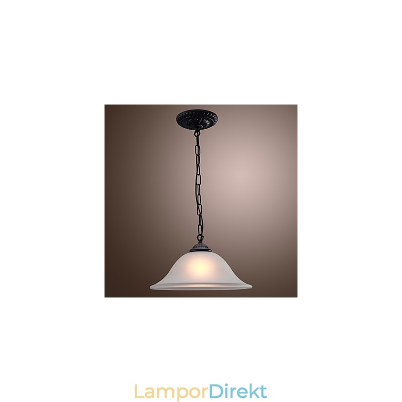 Traditionell Klassisk Skål I Mini Stil Brons Taklampa