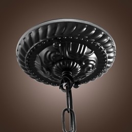 Traditionell Klassisk Skål I Mini Stil Brons Taklampa