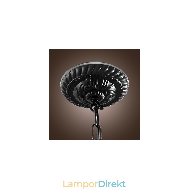 Traditionell Klassisk Skål I Mini Stil Brons Taklampa