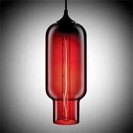 Retro Kreativa Enkelhuvud Glashängande Lampa Café I Guldfiskskålen