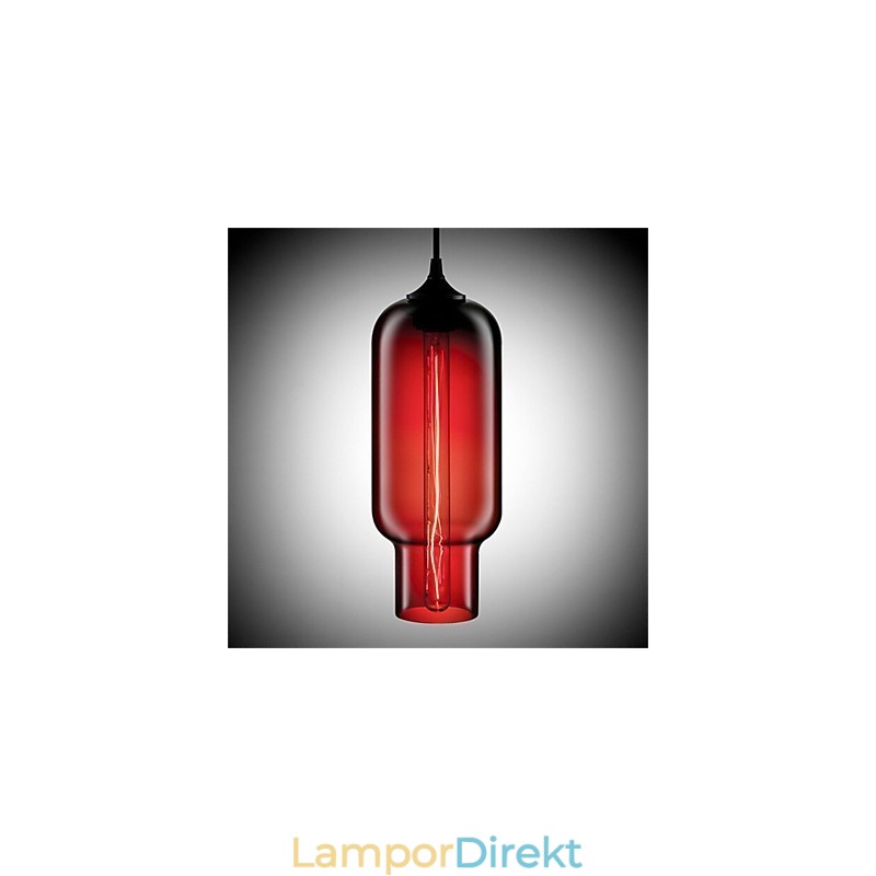 Retro Kreativa Enkelhuvud Glashängande Lampa Café I Guldfiskskålen