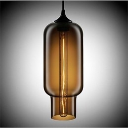 Retro Kreativa Enkelhuvud Glashängande Lampa Café I Guldfiskskålen