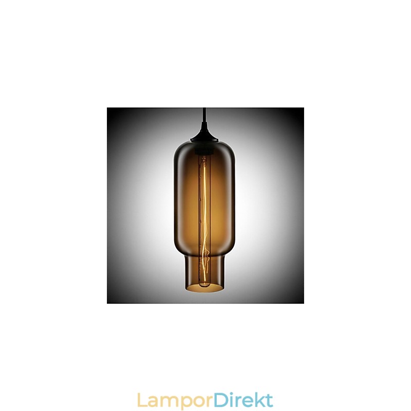 Retro Kreativa Enkelhuvud Glashängande Lampa Café I Guldfiskskålen