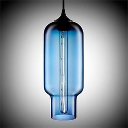Retro Kreativa Enkelhuvud Glashängande Lampa Café I Guldfiskskålen