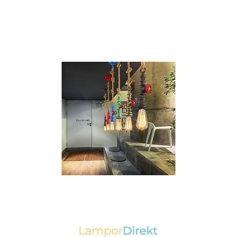 Amerikansk Retrolampa Industrial Wind