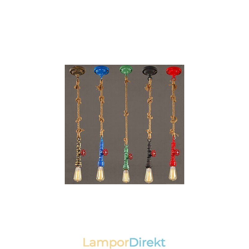 Amerikansk Retrolampa Industrial Wind