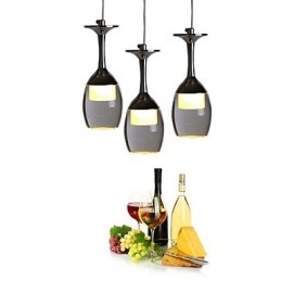 Pendellampor 3 Lampor Rund Bakplatta Modern Contemporary Metal