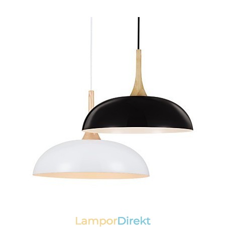 Mini Artistic Pendellampa 1 Ljus Modern Enkelhet Svart Vit Finish Aluminium & Wooden Droplight Mini Artistic Pendellampa 1 Ljus Modern Enkelhet Svart Vit Finish Aluminium & Wooden Droplight