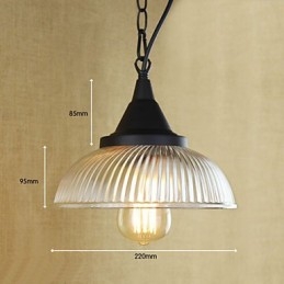 Pendellampor Traditionell Klassisk Vintage Retro Country Garage Metal