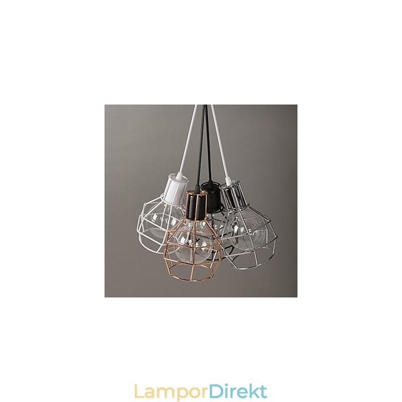 Modern Metal Mesh Pendel Light Enkel Pendel Lamps Cafe Pendel Lampa