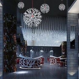 Modern Och Modern Traditionell Klassisk Lykta Klot Ljuskrona Flush Mount Sovrum