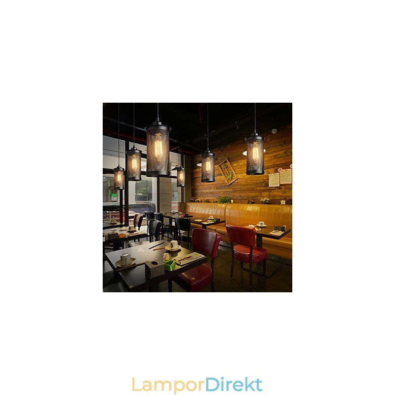 Creative Metal Mesh Pendellampa Enkla Pendellampor Cafe Pendellampa