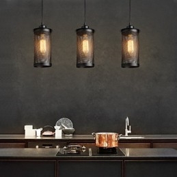 Creative Metal Mesh Pendellampa Enkla Pendellampor Cafe Pendellampa