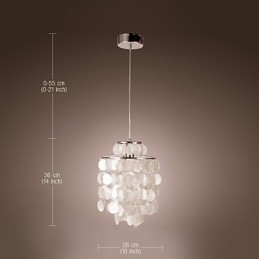 Modern Och Modern Mini Style Pendellampa I Krom