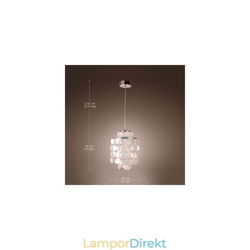 Modern Och Modern Mini Style Pendellampa I Krom