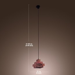 Traditionell Klassisk Mini-Stil Målning Taklampa
