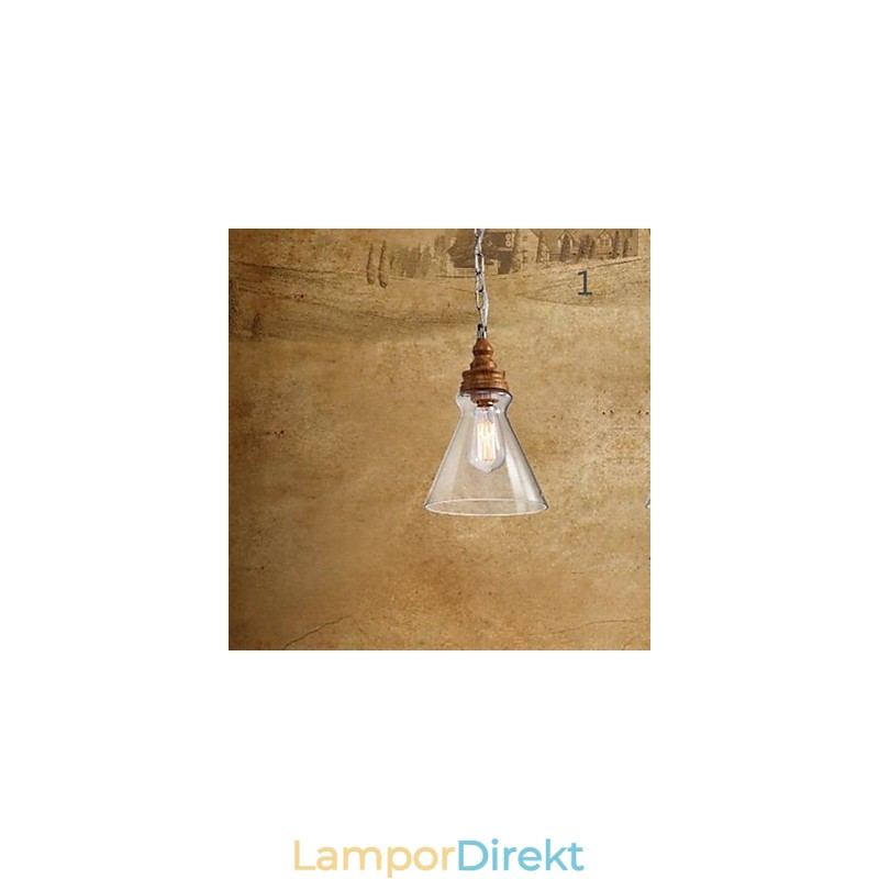 Träkorn Kristall Droplight Cafe Belysning Lampor Och Lyktor