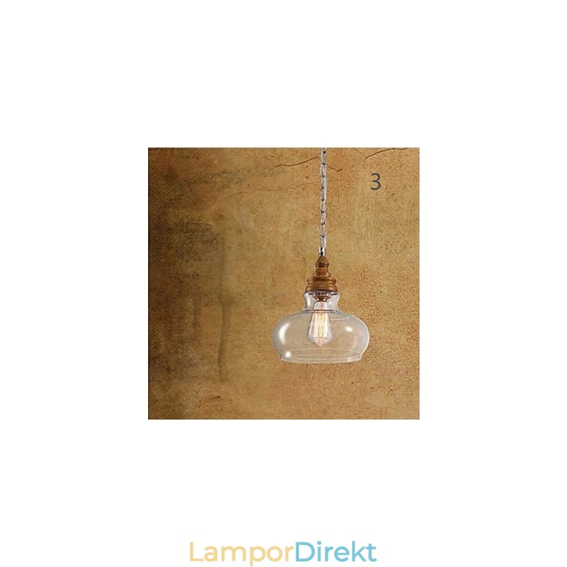 Träkorn Kristall Droplight Cafe Belysning Lampor Och Lyktor