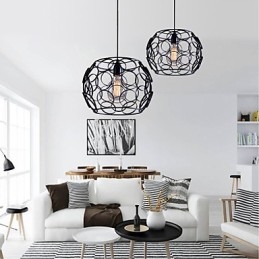 Pendellampor Modern Contemporary Lantern Country Metal