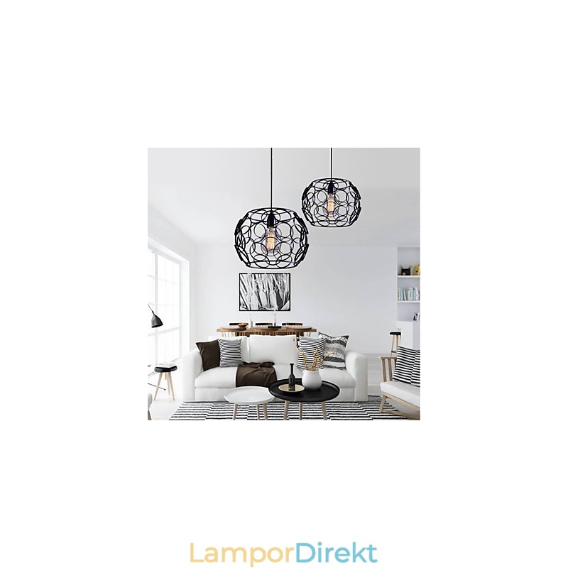 Pendellampor Modern Contemporary Lantern Country Metal