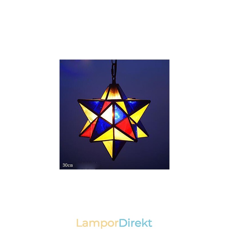 30Cm Konstnärlig Individuality Creative Porch Modern Stars Droplight Lampa