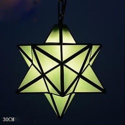 30Cm Konstnärlig Individuality Creative Porch Modern Stars Droplight Lampa