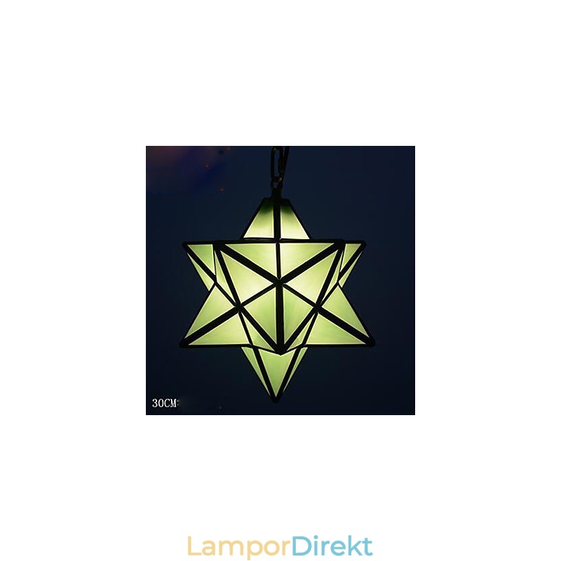 30Cm Konstnärlig Individuality Creative Porch Modern Stars Droplight Lampa