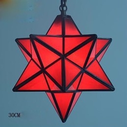 30Cm Konstnärlig Individuality Creative Porch Modern Stars Droplight Lampa