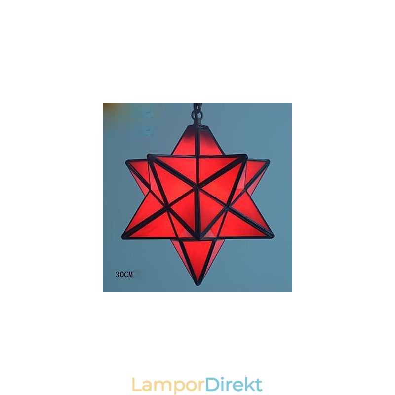 30Cm Konstnärlig Individuality Creative Porch Modern Stars Droplight Lampa
