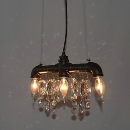 North American Style Creative 3 Light Pendel I Rördesign