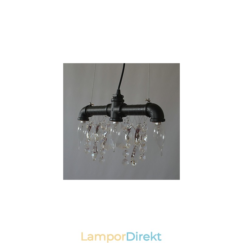 North American Style Creative 3 Light Pendel I Rördesign