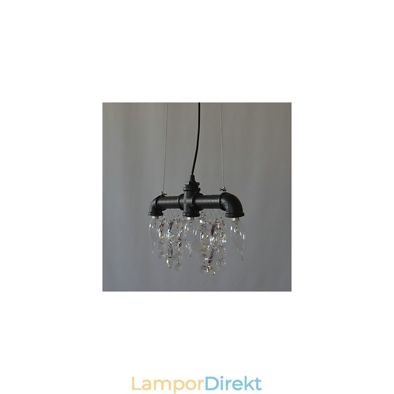 North American Style Creative 3 Light Pendel I Rördesign