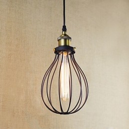 Pendellampor Rustic Lodge Vintage Retro Metal