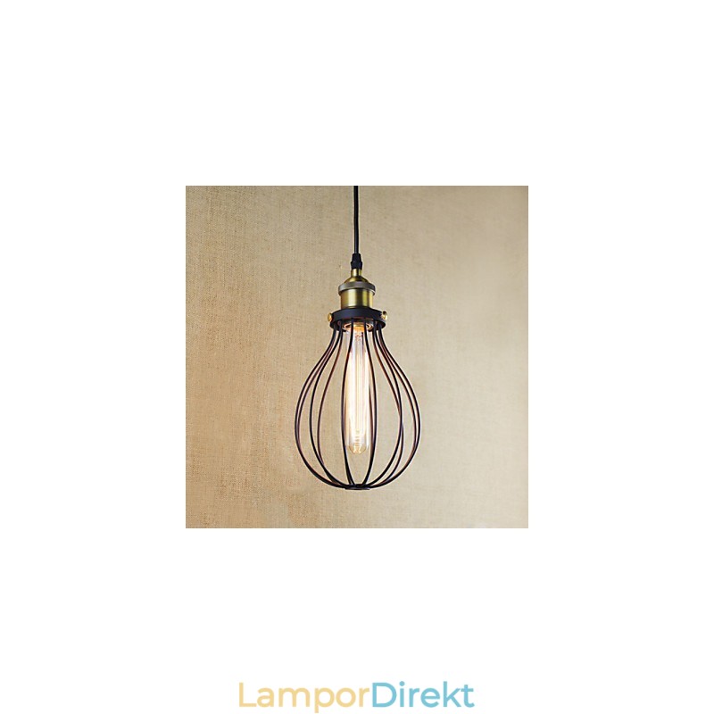 Pendellampor Rustic Lodge Vintage Retro Metal